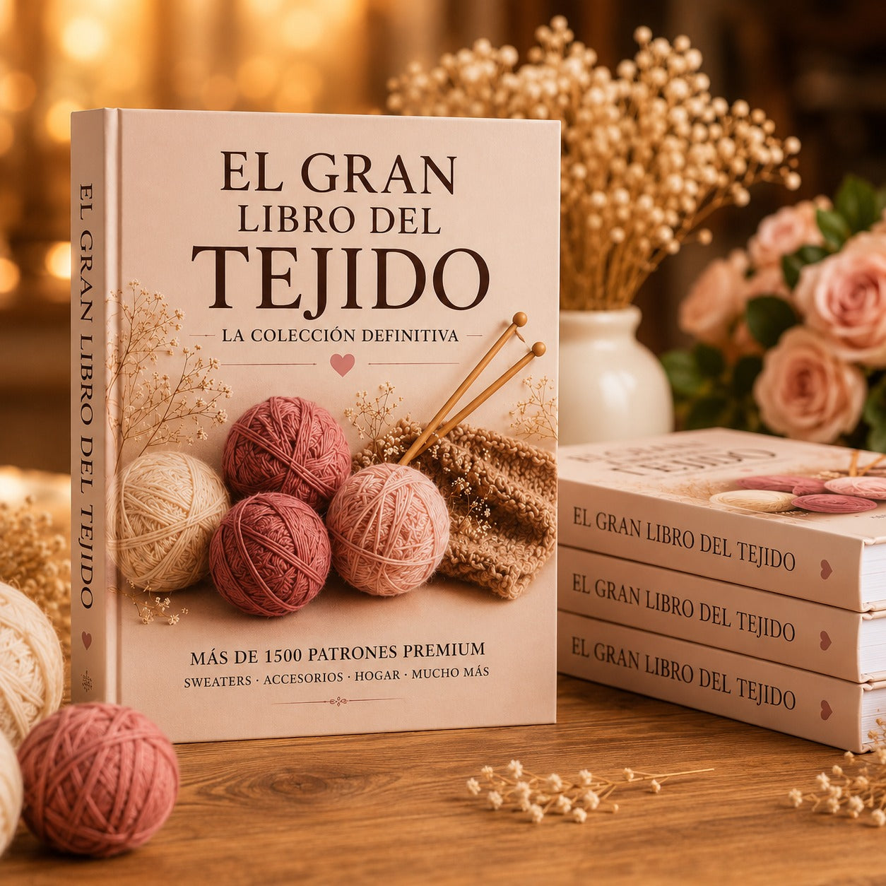 El Gran Libro Del Tejido a Dos Agujas: teje, vende y emprende con +1500 patrones premium